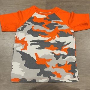 Basic Editions Orange Camo Tee 4/5